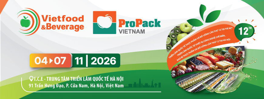 Triển lãm Thực phẩm Đồ uống và Đóng gói tại Hà Nội 2026